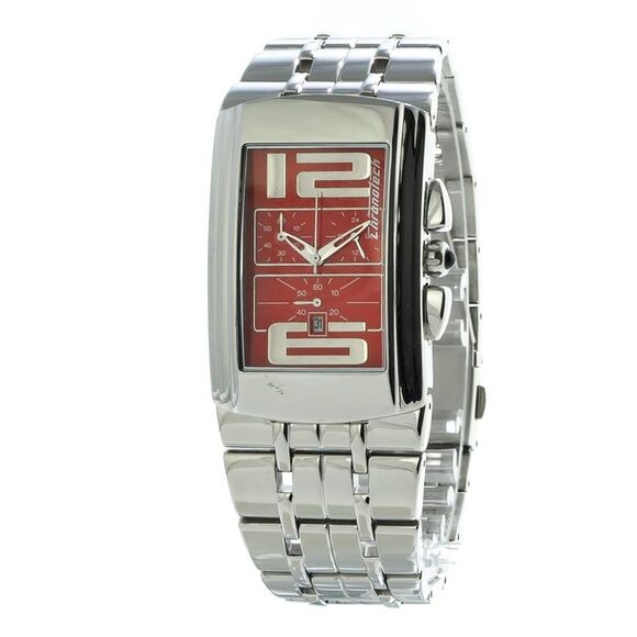 Chronotech Silver Stainless Steel DressWatch